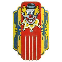 Clown Carousel Light, circa 1940s 8