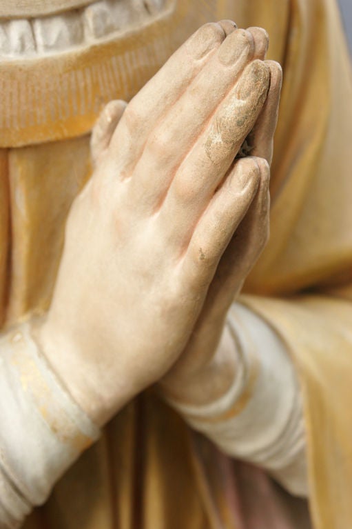 Angel en bois sculpté de la fin du XIXe siècle en vente 1