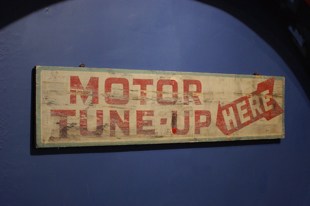 vintage mechanic shop signs