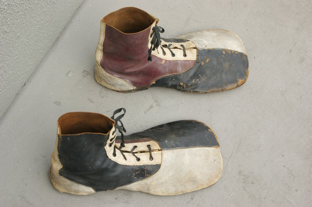 black clown shoes