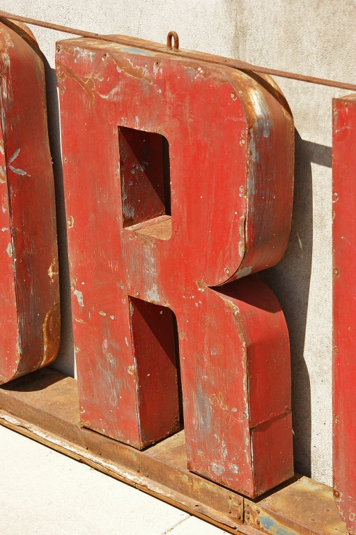 Folk Art DRUGS American 3D 1930's 12' Trade Sign