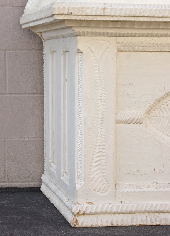 Southern United States African American Chip Carved Folk Art Church Altar In Good Condition In Santa Monica, CA