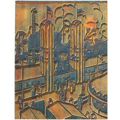 Original Wood Carved Carnival Midway Poster Letterpress 11