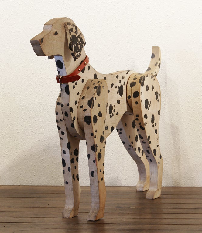 Folk Art Yonkers Department Store Life size Dalmatian Window Display Dog