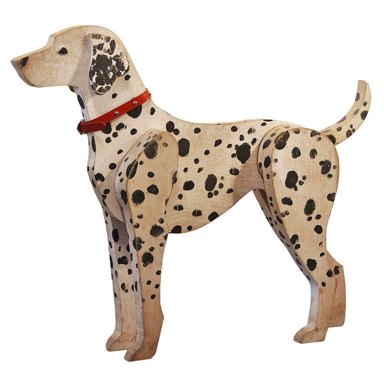 Yonkers Department Store Life size Dalmatian Window Display Dog at 1stDibs