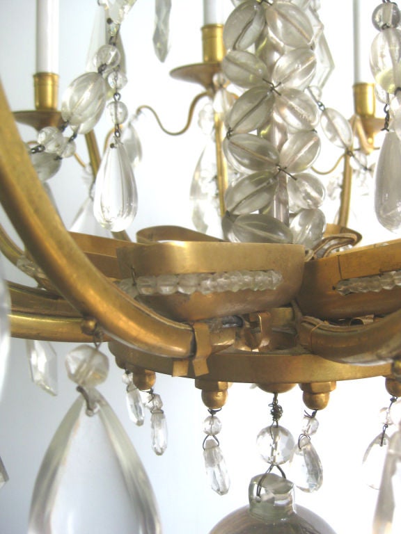 12 Arm Chandelier with 6 Indirect Lights For Sale 1