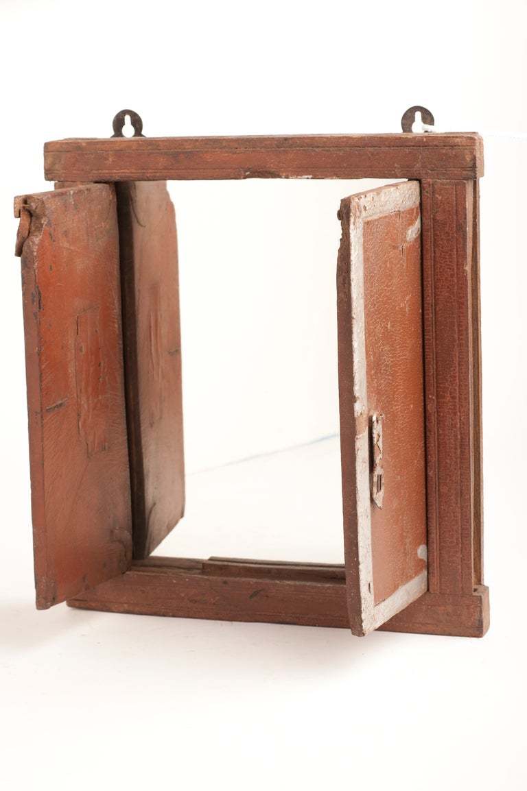 1950's Repurposed Vintage Window Vanity Mirror
