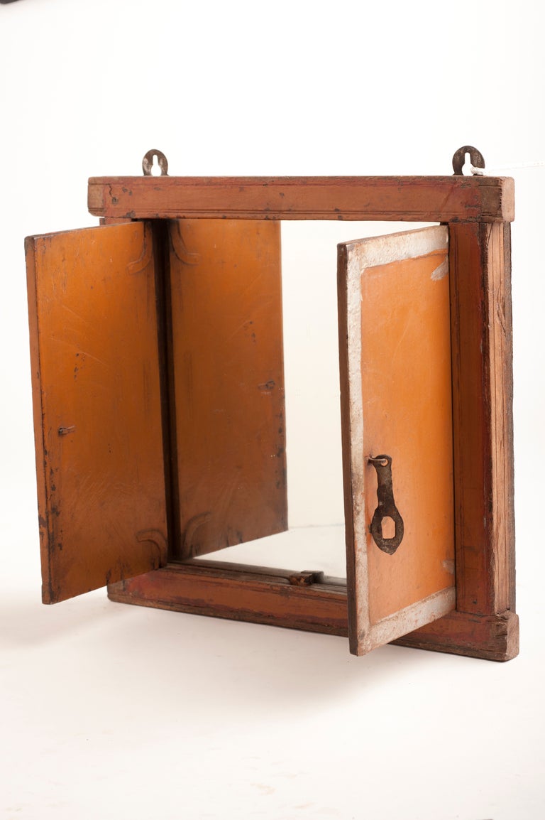 1950's Repurposed Vintage Window Vanity Mirror