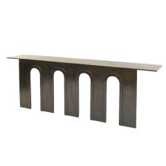 Iconic Arch Console in Bronze by Eric Schmitt 7