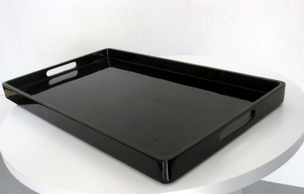 Contemporary Lacquer and Eggshell Trays