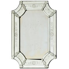 Antique Huffington Venetian Mirror