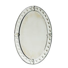 Oval Victoria Venetian Mirror