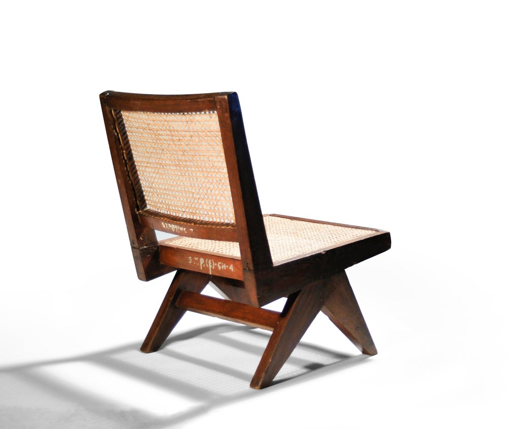 pierre jeanneret armless chair
