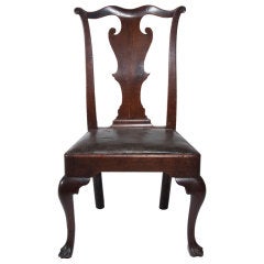 Walnut Queen Anne Side Chair