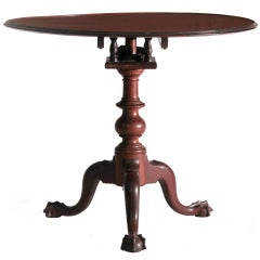 Mahogany Chippendale Tea Table