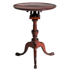 Walnut Hepplewhite Candle Stand