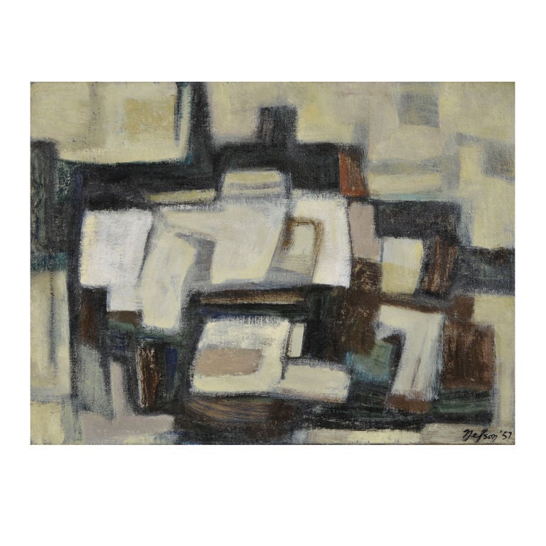 Olio su tela di Leonard Nelson