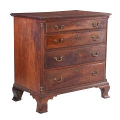 Walnut Chippendale Chest of Drawers