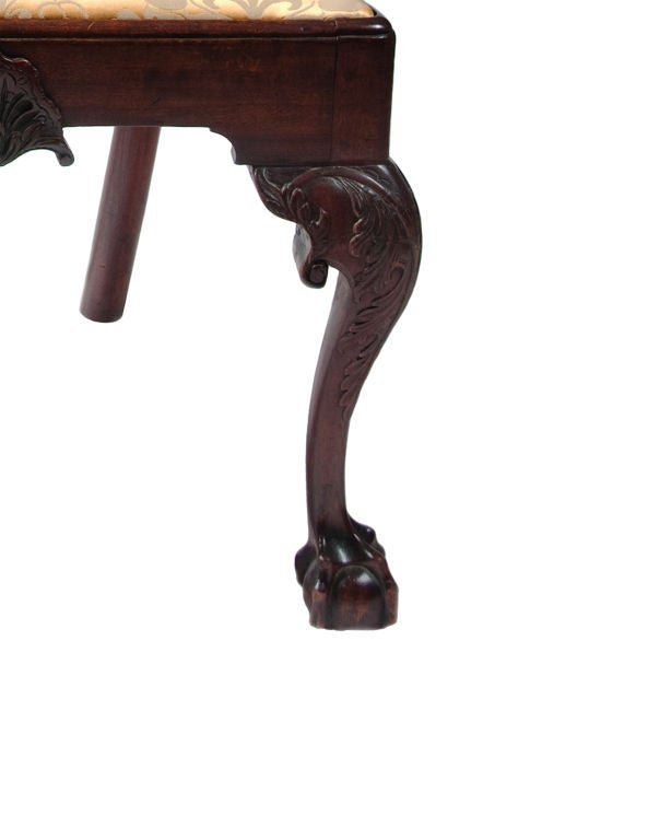18th Century and Earlier Walnut Chippendale Side Chair
