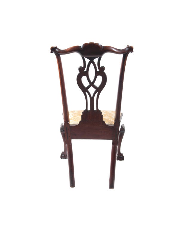 Walnut Chippendale Side Chair 2
