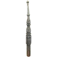 Primitive Hand-Carved Folk Church Spire