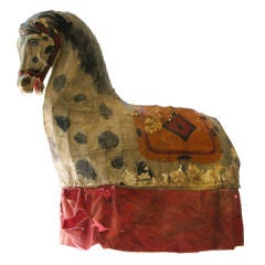 French Paper Mache Horse Carnival Costume