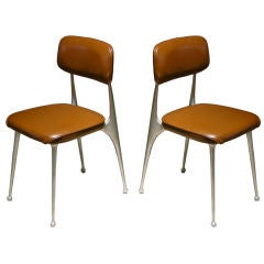 Vintage Pair of Modern Side Chairs
