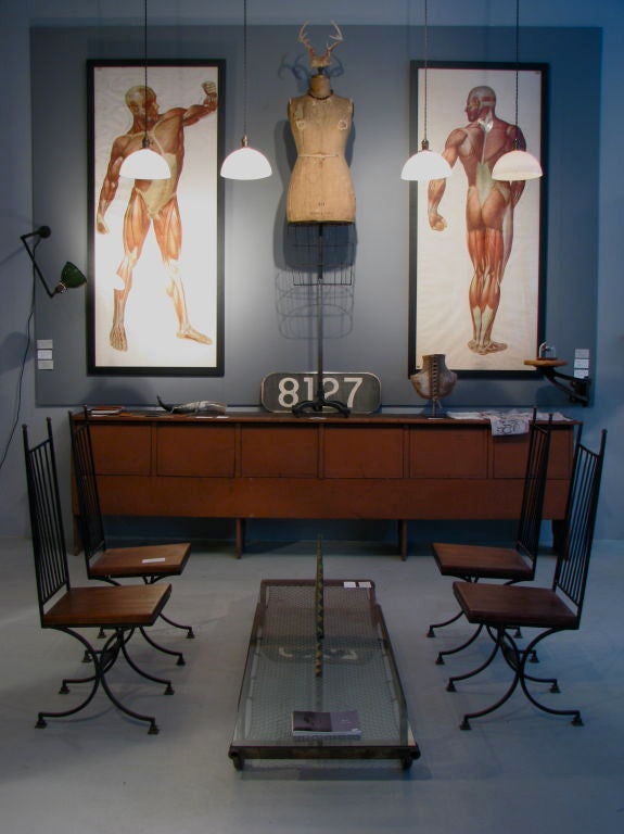 Mid-20th Century Pair of Life Sized German Anatomical Charts