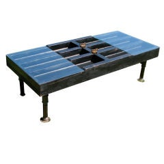 Wood Foundry Glass Coffee Table Wood Foundry Glass Coffee Table