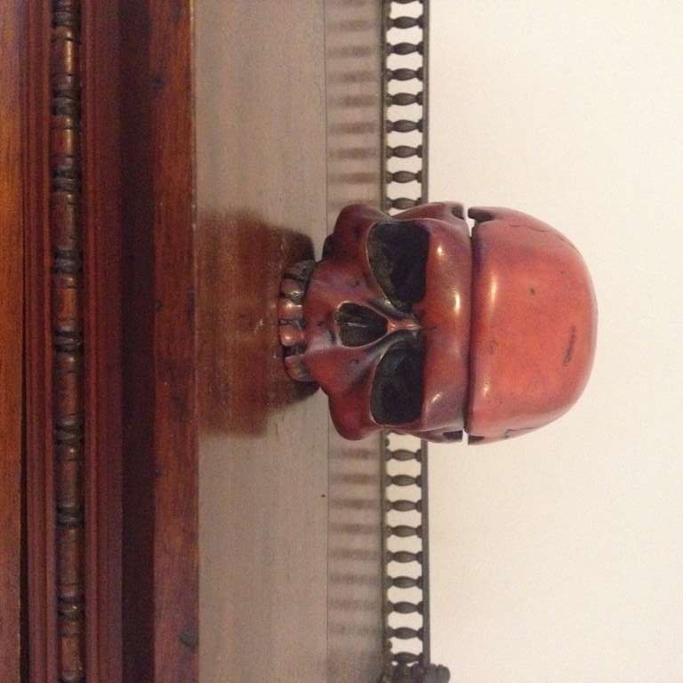 Mid-20th Century Elegant and Diminutive Skull Box