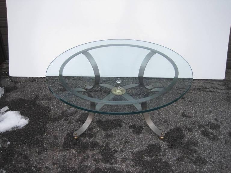 Maison Jansen cocktail table, with 5/8