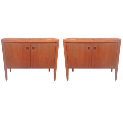 Pair of Large Nightstands in the Manner of Edward Wormley