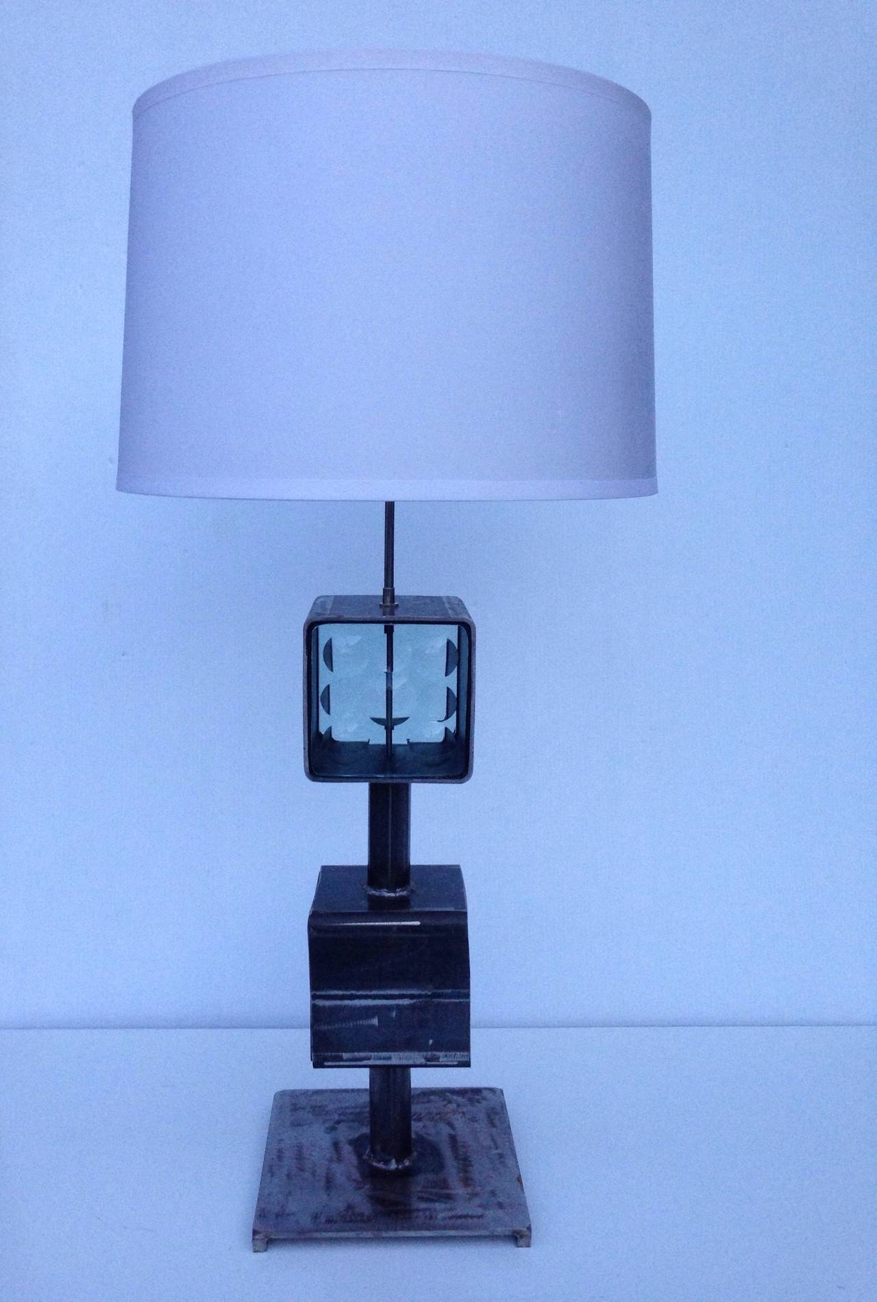 Mid-Century Modern Pair of Feliciano Bejar Magiscope Table Lamps For Sale