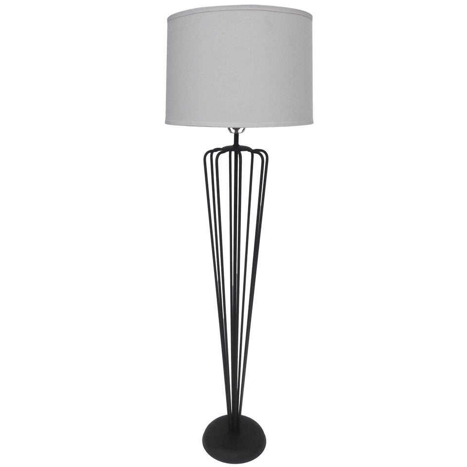 Mid-Century French Floor Lamp For Sale