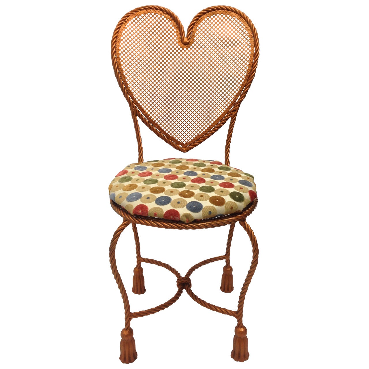 Heart Shaped Rope Chair