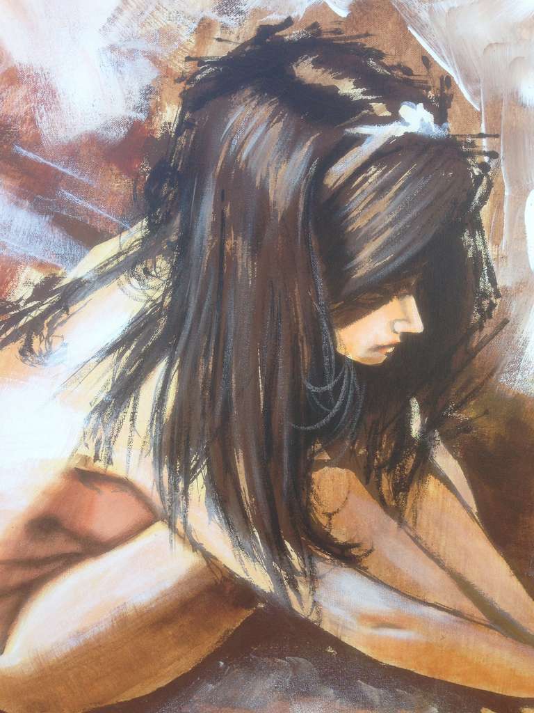 Large Semi Nude Painting