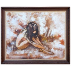 Large Semi Nude Painting