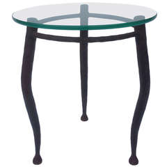 Wrought Iron Gueridon after Gio Ponti