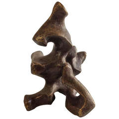 Sculpture en bronze signée Agustin Cardenas 1927-2001