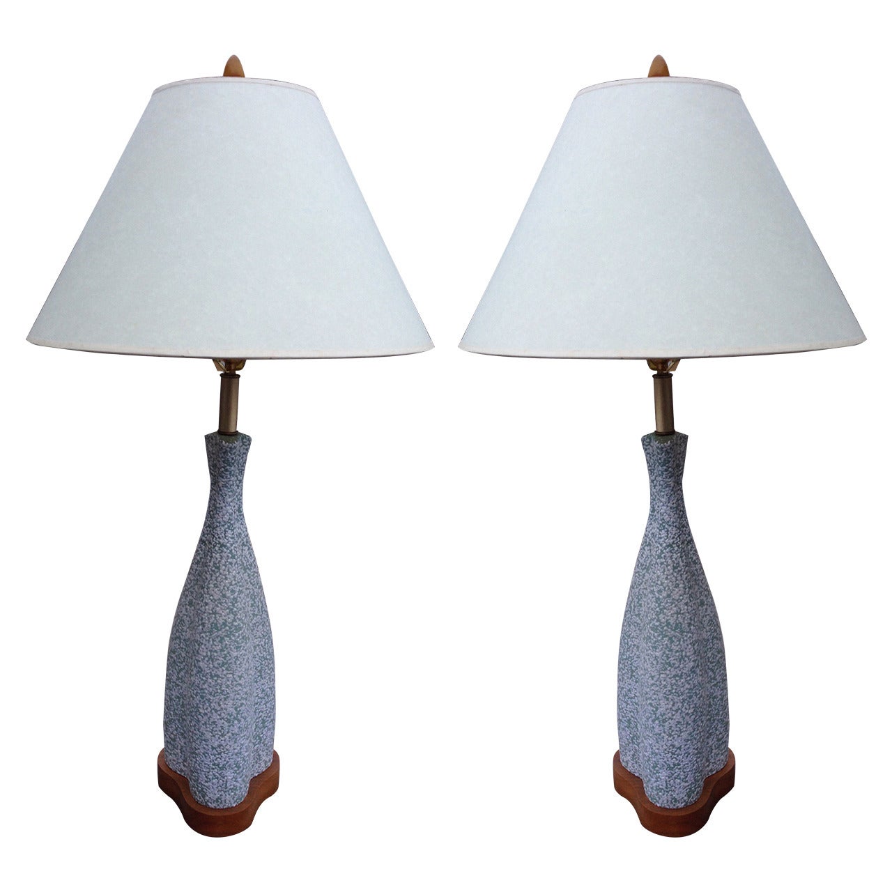 Pair of Mid-Century Lamps For Sale