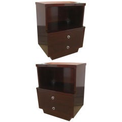 Pair of Mid Century Modern Bedside / End Tables After Gibbings