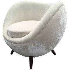 Single Egg Chair attributed to Jean Royere