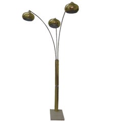Arch Floor lamp With Lucite Accents