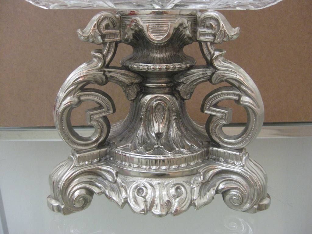 American Pedestal Imperial Crystal Candy Bowl