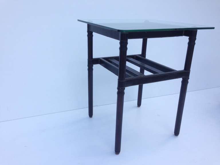 Mid-Century Modern Pair of Petit End Tables after Jacques Adnet