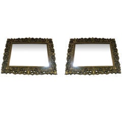 Pair of Gilt Rococo Regency Mirrors 10