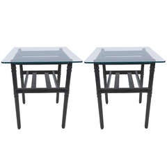 Pair of Petit End Tables after Jacques Adnet 6