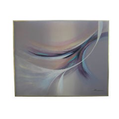 Signed Large Abstract Painting 10