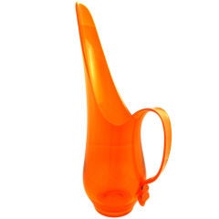 Large Orange Pitcher