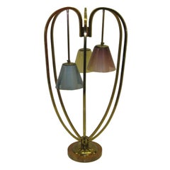 Single Monumental Mid-Century Table Lamp